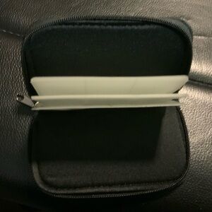 Black Zippered Card Holder